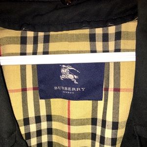 Gently used authentic Burberry vest and coat